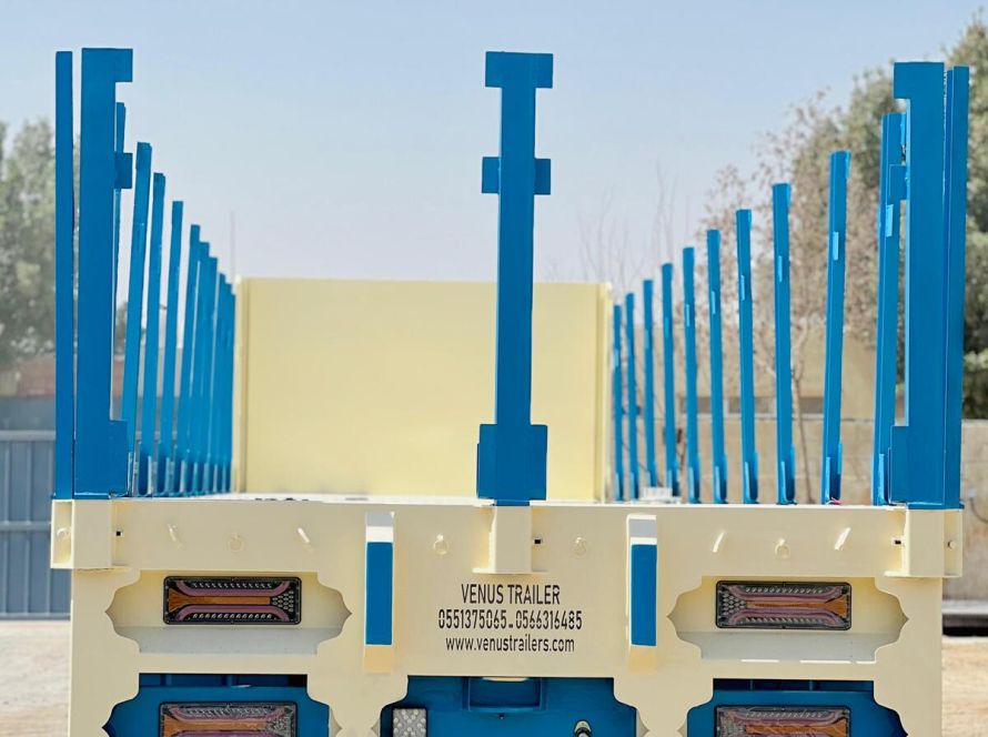 Trailers manufacturing in Dubai with modern equipment for UAE transport industry.