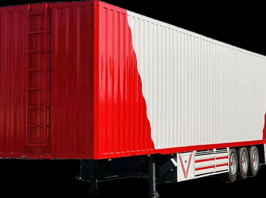 Local trailer factory in Dubai producing high-quality trailers.