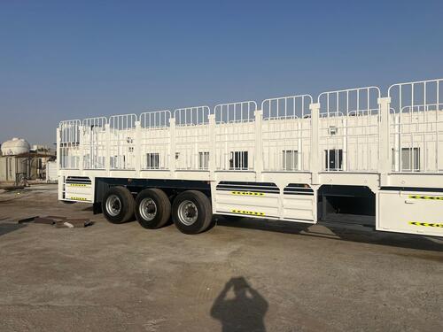 Flatbed trailer Dubai for transporting heavy cargo